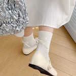 Get trendy with Ballerina Girls Ribbon Socks -  available at Peiliee Shop. Grab yours for $6.50 today!