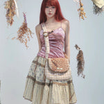 Get trendy with [Rose Island] Fairy Spirit Velvet Tank Linen Top -  available at Peiliee Shop. Grab yours for $26 today!