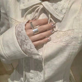 KittenClaw Morning Light Beige Gothic Lace Cross 100% Cotton Top and skirt set