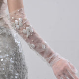 [Blood Supply] Silver Song Of Siren Mermaid Gloves
