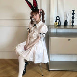 August Unicorn Wonderland Maid Stripe Dress