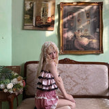 August Unicorn Gingham Sailor Cotton Shorts