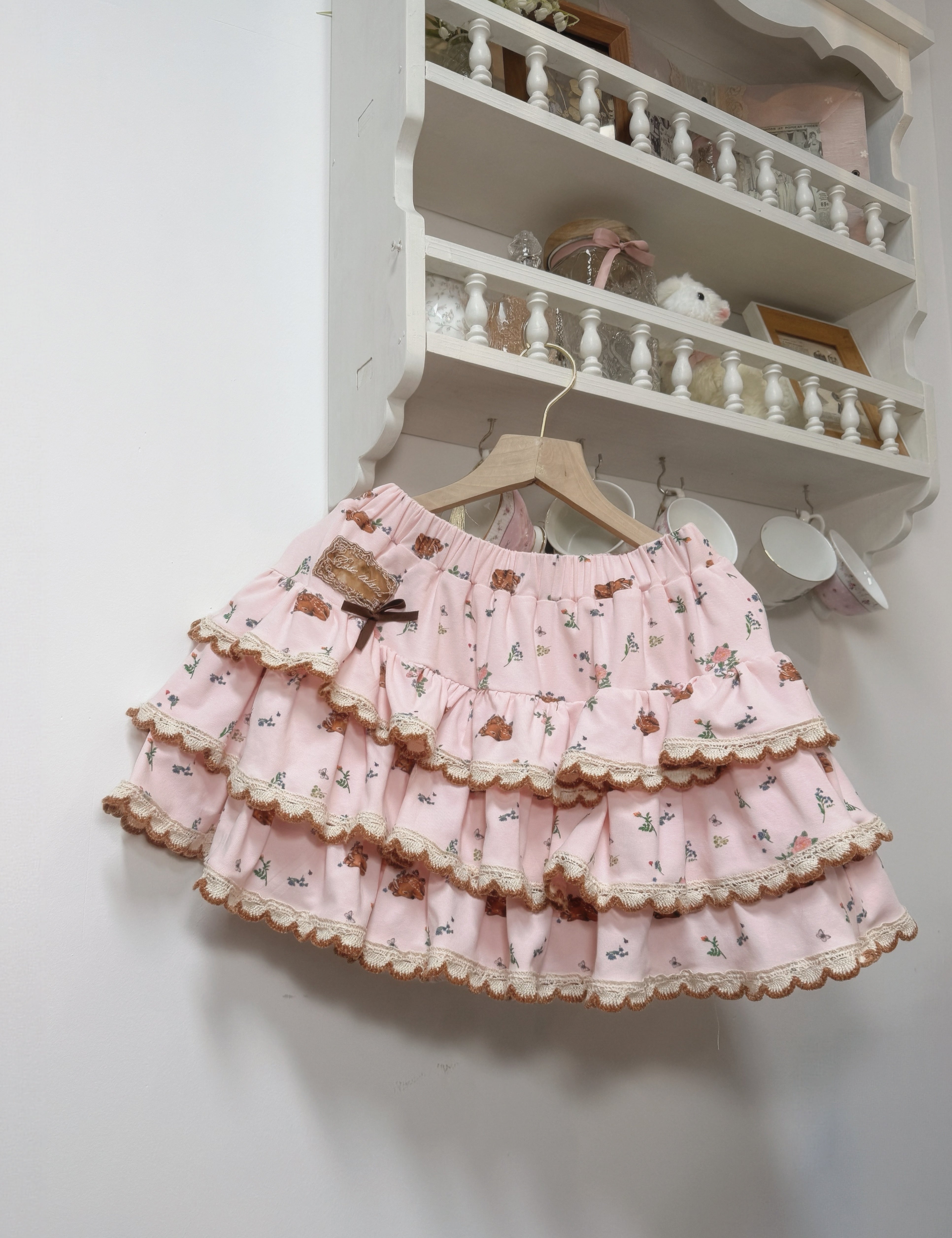 [15% Off At Checkout] Rose Island Deer Core Layer Mini Skirt