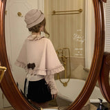 Catherine Princess Wool Blended Cape