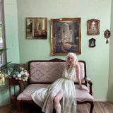 August Unicorn Cottage Ramie 100% Vegan Plant Fabric Dress