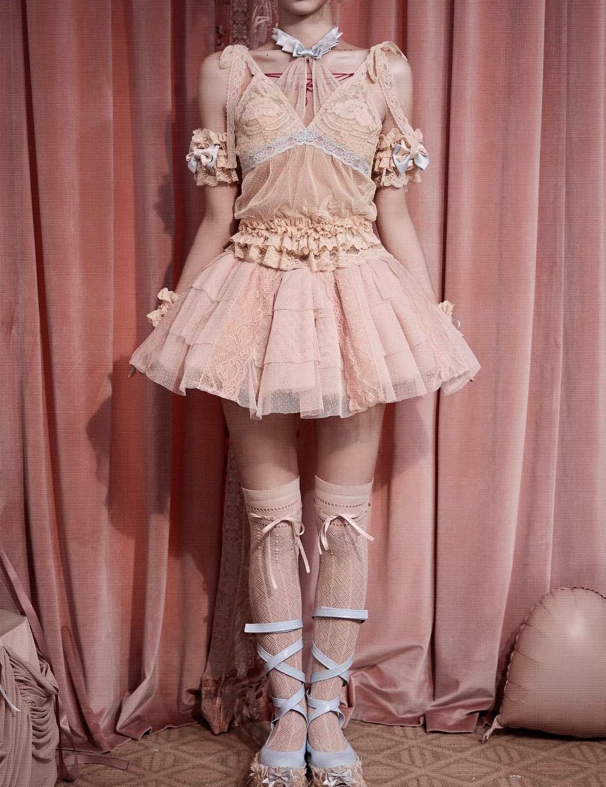 Blood Supply Pink Baroque Ballerina Skirt