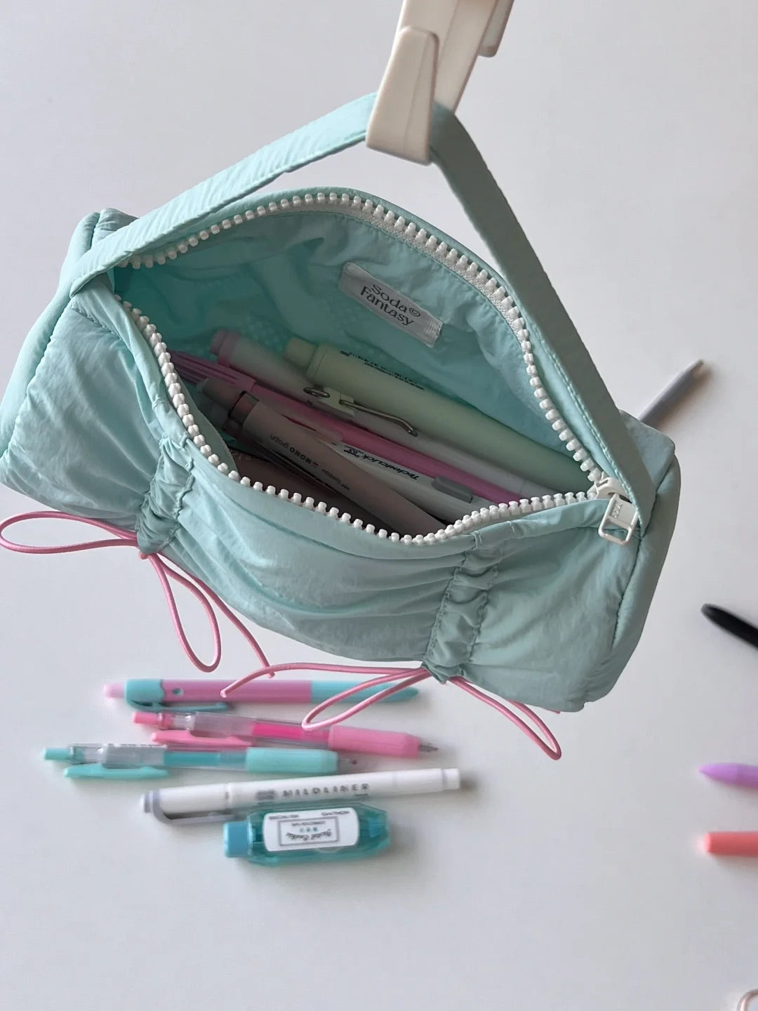 Get trendy with Ballet Core Summer dopamine-colored soft tote bag and pencil case - Bag available at Peiliee Shop. Grab yours for $15.50 today!