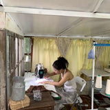 Get trendy with [Tailor Made] Sakura Aroma Handmade Crop Top Vest Linen Tank -  available at Peiliee Shop. Grab yours for $69 today!