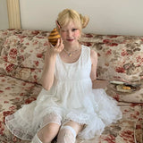 [August Unicron] Angel’s Twinkle Kiss Handmade Sleeveless Dress