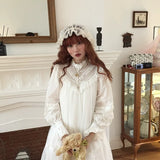 August Unicorn Edwardian Fairy Doll Silk Cotton Dress