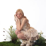 Rose Island Moss Garden Patchwork Leg Warmers