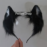 Gothic Kitty Ear Hairband Faux fur