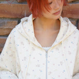 Sleepy Fairy Floral Deer Hoodie And Flare Pants Set