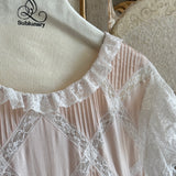 Sublunary River Poetry Dress Gown