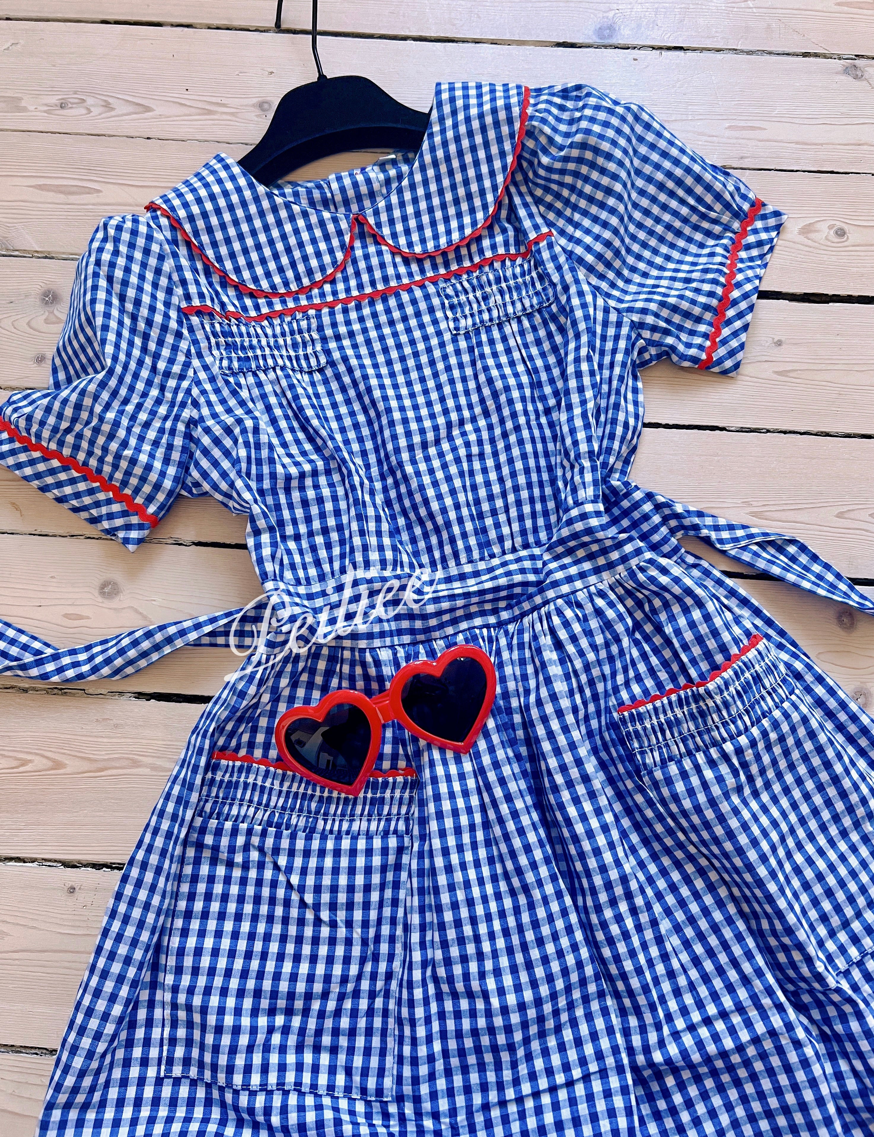 Get trendy with Gingham Babydoll Coquette Lolita Movie Inspired Dress -  available at Peiliee Shop. Grab yours for $35 today!