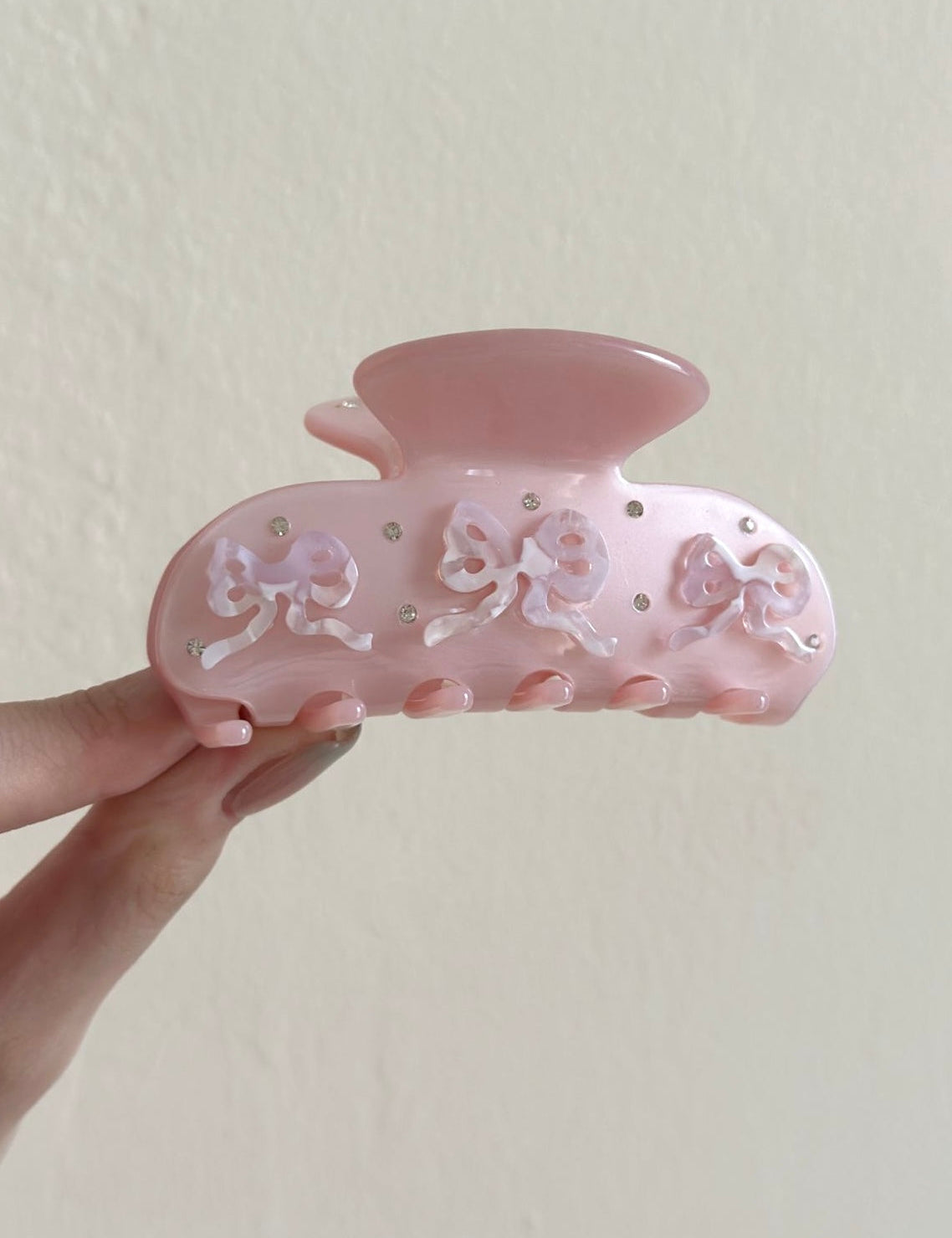 Get trendy with Sweet Ballerina actylic hair claw clips -  available at Peiliee Shop. Grab yours for $5.80 today!