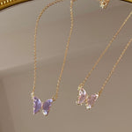 Get trendy with [Basic] Crystal Dream Butterfly necklace -  available at Peiliee Shop. Grab yours for $6 today!