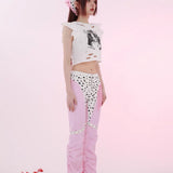 Get trendy with [Evil tooth] My bad girl crop top shirt - Shirts & Tops available at Peiliee Shop. Grab yours for $34 today!