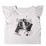 Get trendy with [Evil tooth] My bad girl crop top shirt - Shirts & Tops available at Peiliee Shop. Grab yours for $34 today!