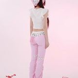 Get trendy with [Evil tooth] My bad girl crop top shirt - Shirts & Tops available at Peiliee Shop. Grab yours for $34 today!