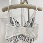 Get trendy with Flower Dreams Lace Bra Set Brallette -  available at Peiliee Shop. Grab yours for $22.86 today!