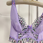 Get trendy with Flower Dreams Lace Bra Set Brallette -  available at Peiliee Shop. Grab yours for $22.86 today!