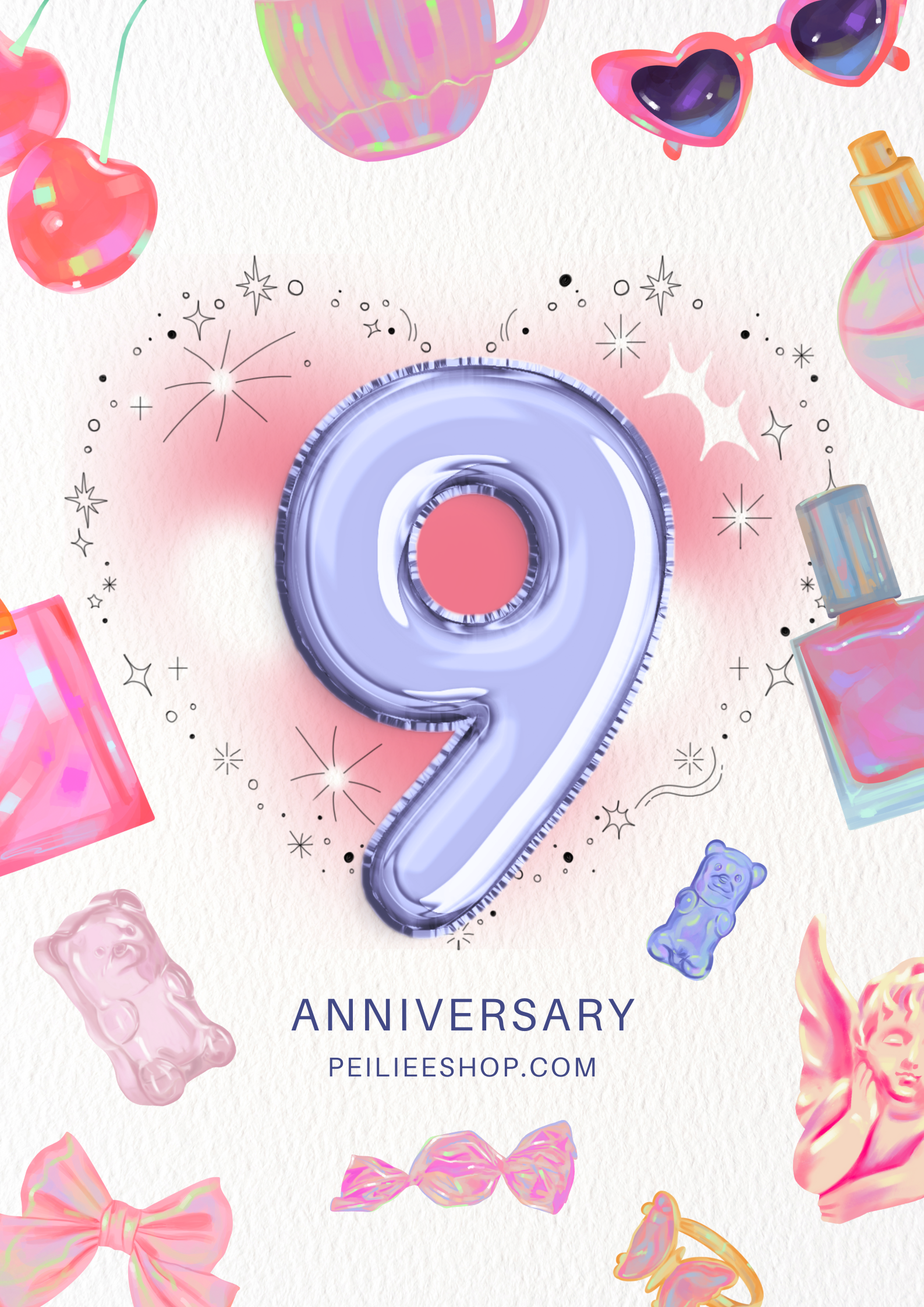 Get trendy with 9th Anniversary Lucky Bag -  available at Peiliee Shop. Grab yours for $9.90 today!