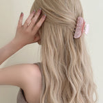 Get trendy with Sweet Ballerina actylic hair claw clips -  available at Peiliee Shop. Grab yours for $5.80 today!