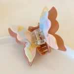 Get trendy with Pastel Rainbow Butterfly actylic hair claw clips -  available at Peiliee Shop. Grab yours for $5.80 today!