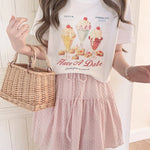 Get trendy with Sakura Aroma Heart Mini Skirt -  available at Peiliee Shop. Grab yours for $18 today!