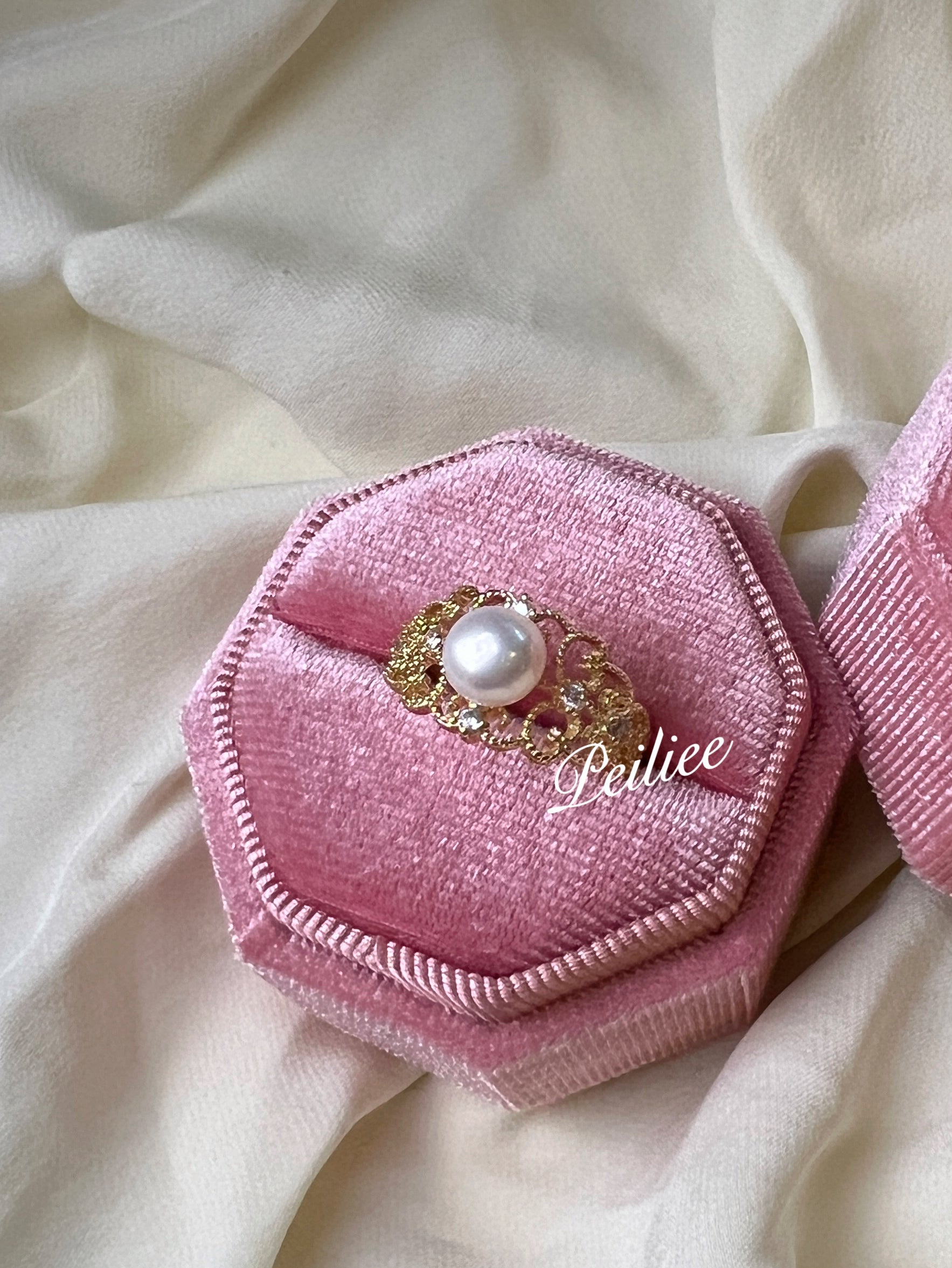 Get trendy with Being a princess is what i do the best 7-8mm, 8.5-9mm Freshwater Pearl Ring -  available at Peiliee Shop. Grab yours for $19.90 today!