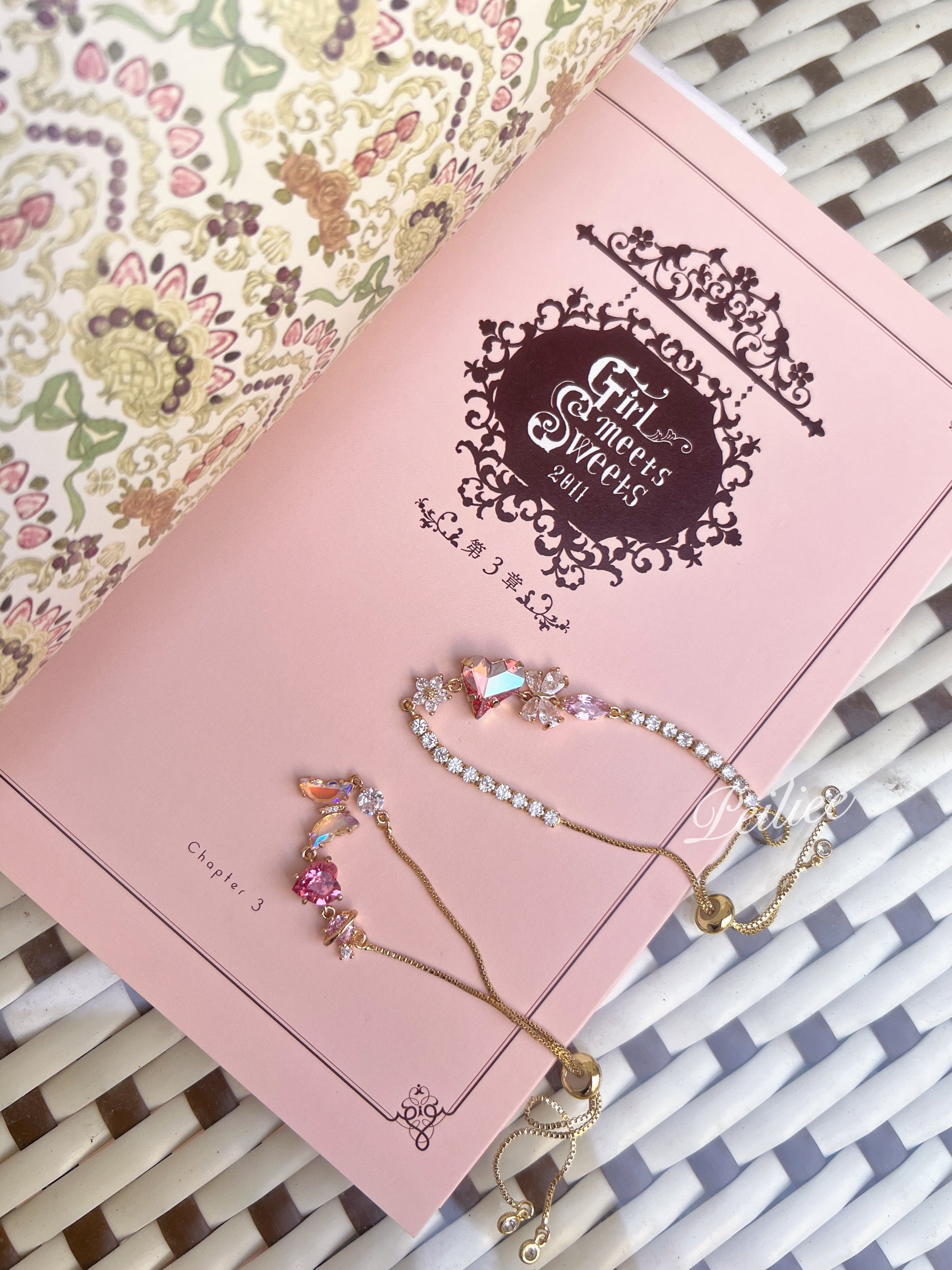 Get trendy with [Handmade] So peachy crystal heart bracelet -  available at Peiliee Shop. Grab yours for $19.90 today!