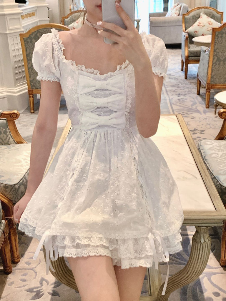 [Rose Candy] Cream Puff Princess Dress - Premium Dresses from Rose Candy - Just $38! Shop now at Peiliee Shop