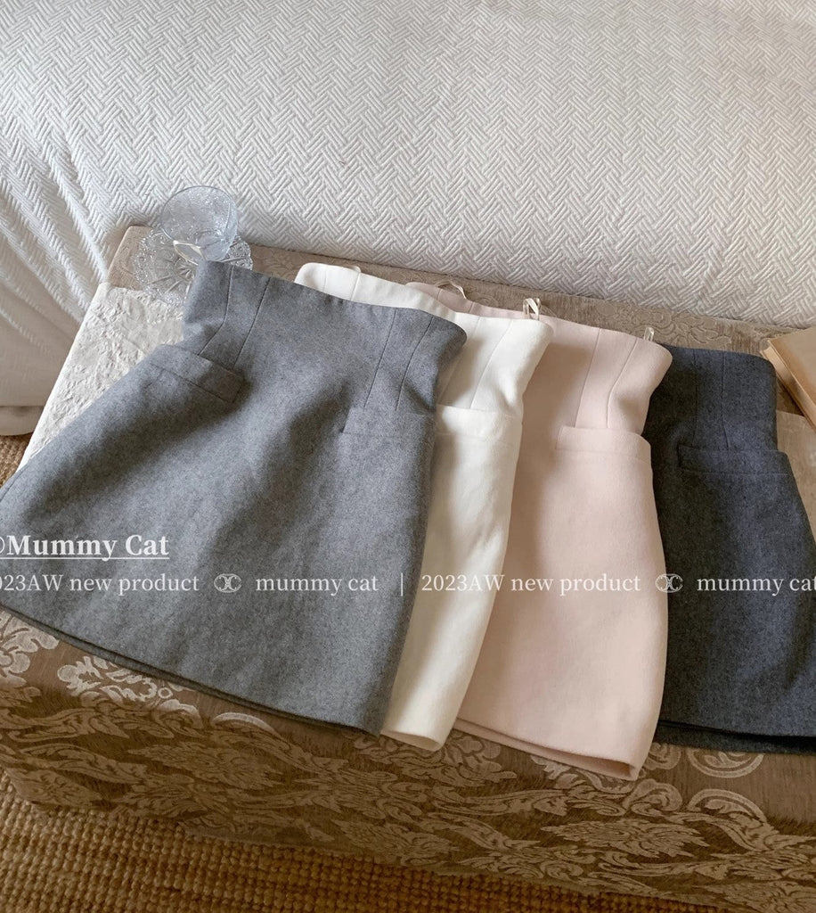 [Mummy Cat] Serenity Bloom High Waist Skirt - Premium Skirt from Mummy Cat - Just $39! Shop now at Peiliee Shop
