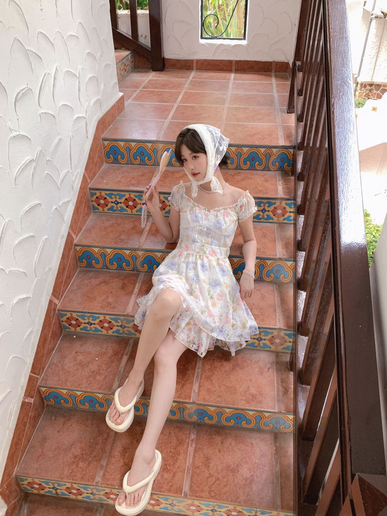 [Rose Candy] Eden Garden Vintage-Inspired Lace Dress - Premium Dresses from Rose Candy - Just $38! Shop now at Peiliee Shop