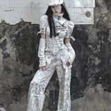 Get trendy with [Blood Supply] Madhouse Distressed Workwear Pants - Apparel & Accessories available at Peiliee Shop. Grab yours for $54 today!