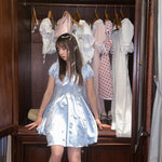 Get trendy with [Rose Candy] Moon River Blue Princess Dress - Dresses available at Peiliee Shop. Grab yours for $36 today!