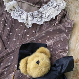 Get trendy with Cocoa Charm Sweet Babydoll Velvet Mini Dress - Dresses available at Peiliee Shop. Grab yours for $36.80 today!