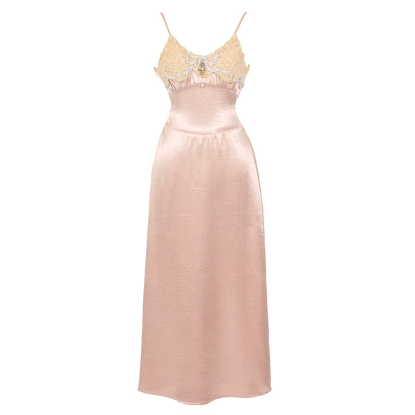 Blood Supply Pink Baroque Slip Dress
