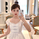 Get trendy with [Rose Candy] Cream Puff Princess Dress - Dresses available at Peiliee Shop. Grab yours for $38 today!