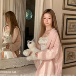 Get trendy with [Mummy Cat] Roseate Dream Cardigan Set - Cardigan available at Peiliee Shop. Grab yours for $46 today!