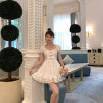 Get trendy with [Rose Candy] Cream Puff Princess Dress - Dresses available at Peiliee Shop. Grab yours for $38 today!