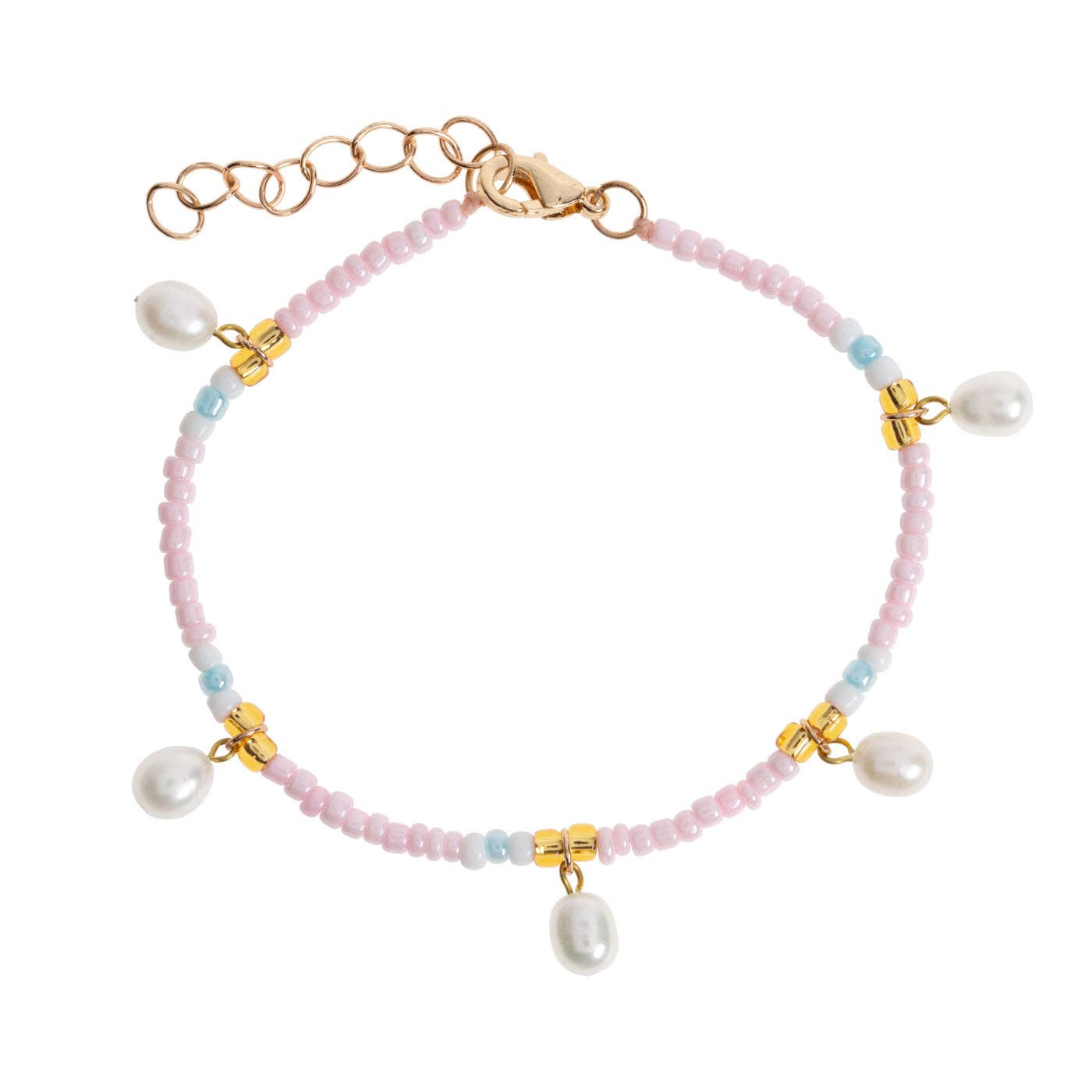 Get trendy with [Timi Of Sweden] Fanny - Pearl and Colorful Bead Summer Bracelet -  available at Peiliee Shop. Grab yours for $36.50 today!