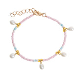 Get trendy with [Timi Of Sweden] Fanny - Pearl and Colorful Bead Summer Bracelet -  available at Peiliee Shop. Grab yours for $36.50 today!