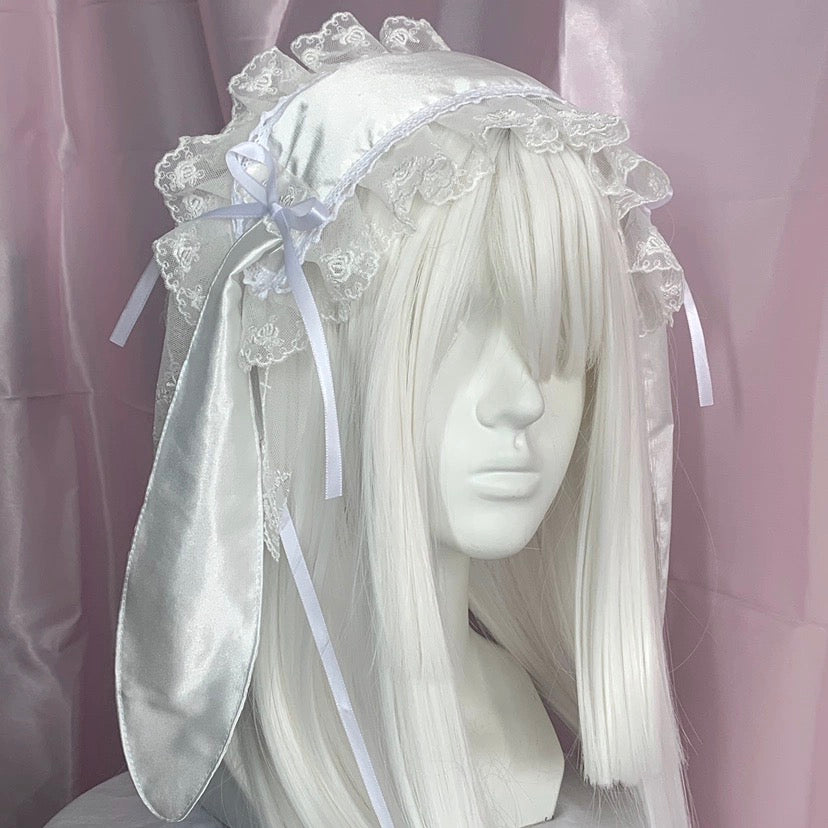 Get trendy with Angel Version Handmade White Bunny Hat Headband -  available at Peiliee Shop. Grab yours for $21.90 today!