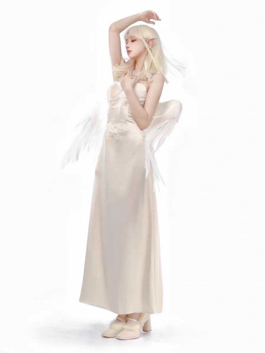 Get trendy with Soul Angel Gown Long Dress -  available at Peiliee Shop. Grab yours for $59.90 today!