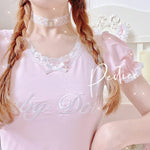 Get trendy with Sweden warehouse [Peiliee Deaign] Min Sötnos Sweet Baby Doll Cotton Top -  available at Peiliee Shop. Grab yours for $29.90 today!