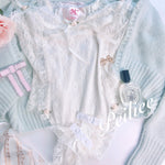 Get trendy with [Last Stock] Pearly Mermaid Pastel Fairy Lace Body - Lingerie available at Peiliee Shop. Grab yours for $48 today!