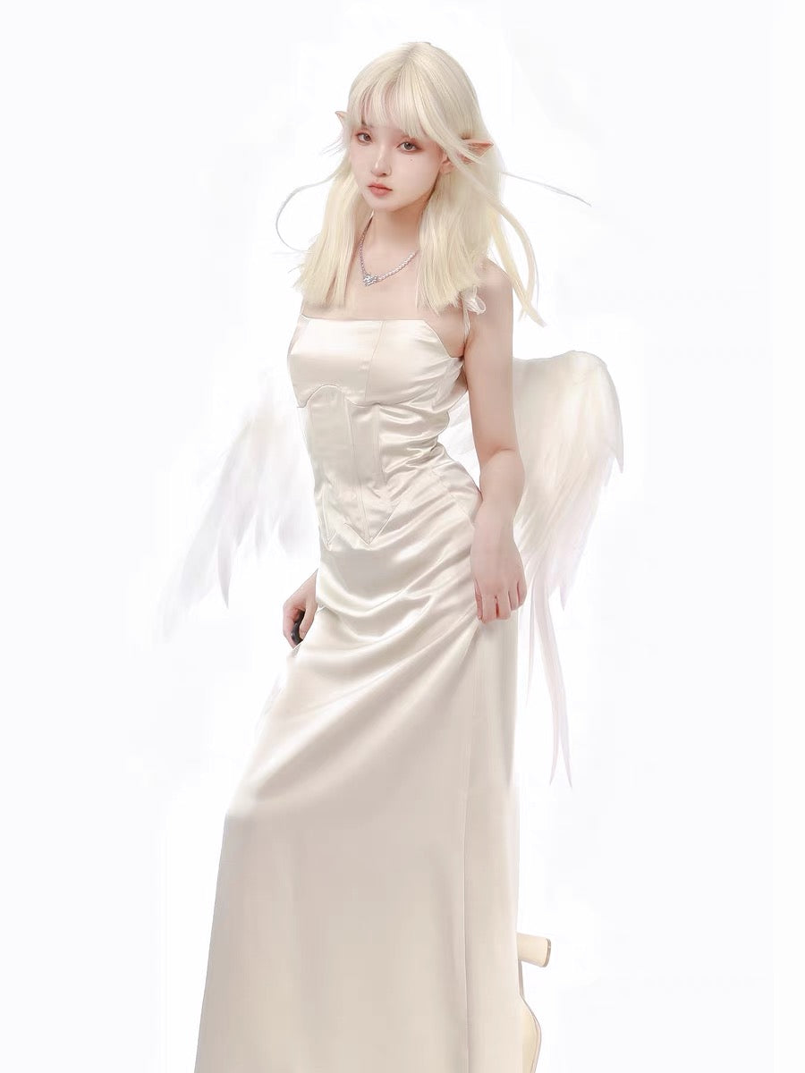 Get trendy with Soul Angel Gown Long Dress -  available at Peiliee Shop. Grab yours for $59.90 today!