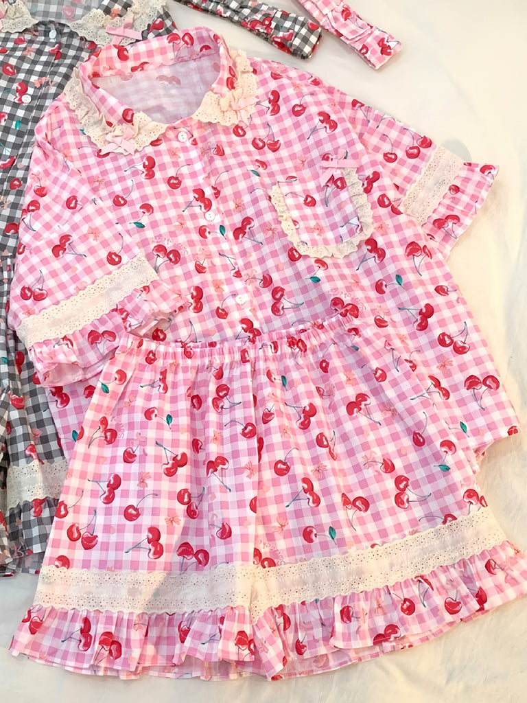 [Basic] Cherry Doll Cotton Pajamas - Premium  from Sleep Doll - Just $22.00! Shop now at Peiliee Shop